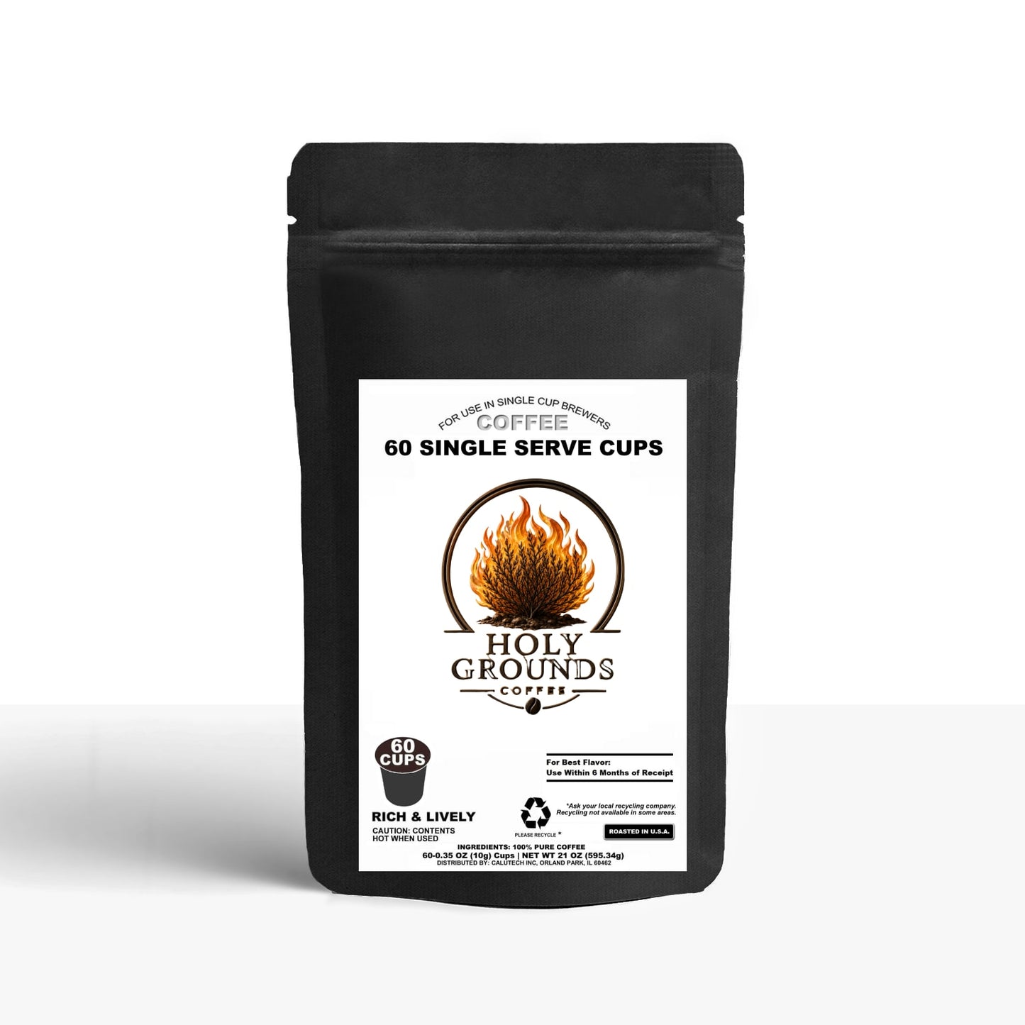 60 Pack Single Serve Coffee Capsules